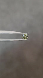 0.50ct Australian Sapphire Green Round Cut