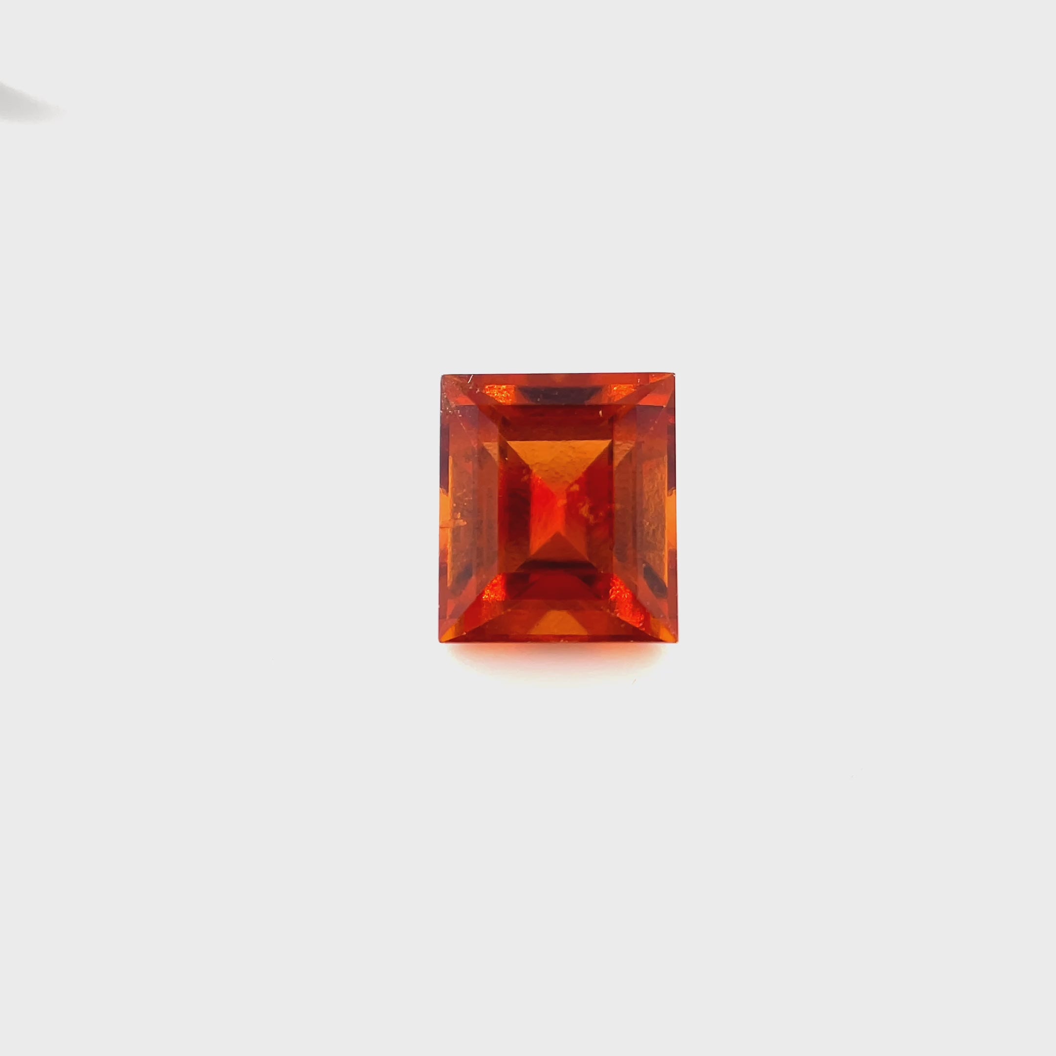 1.79ct Hessonite Garnet Rectangular Cut