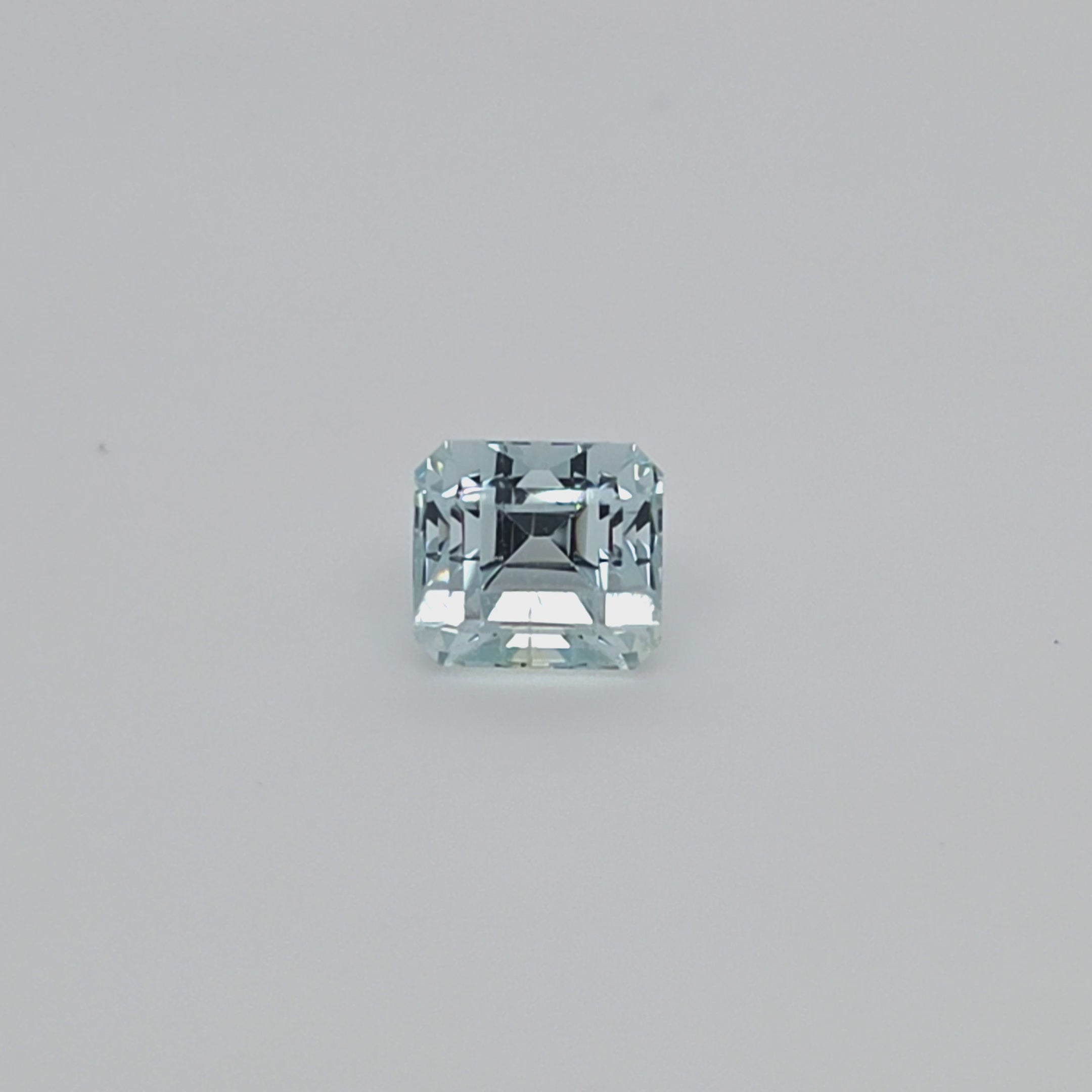 3.60ct Aquamarine Square Emerald Cut