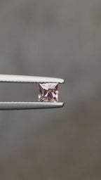 0.82 ct Australian Zircon Champagne Square Cut