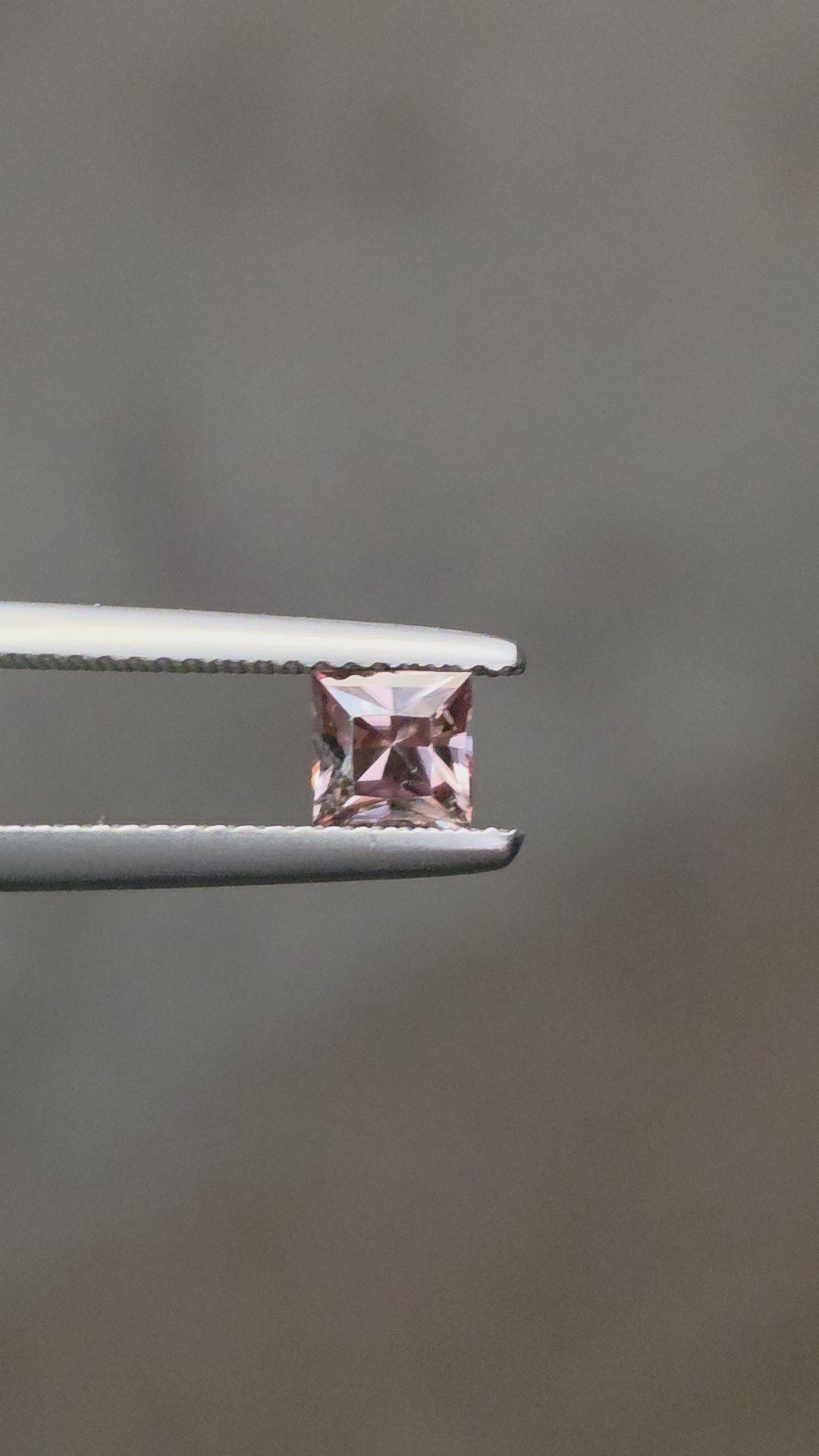 0.82 ct Australian Zircon Champagne Square Cut