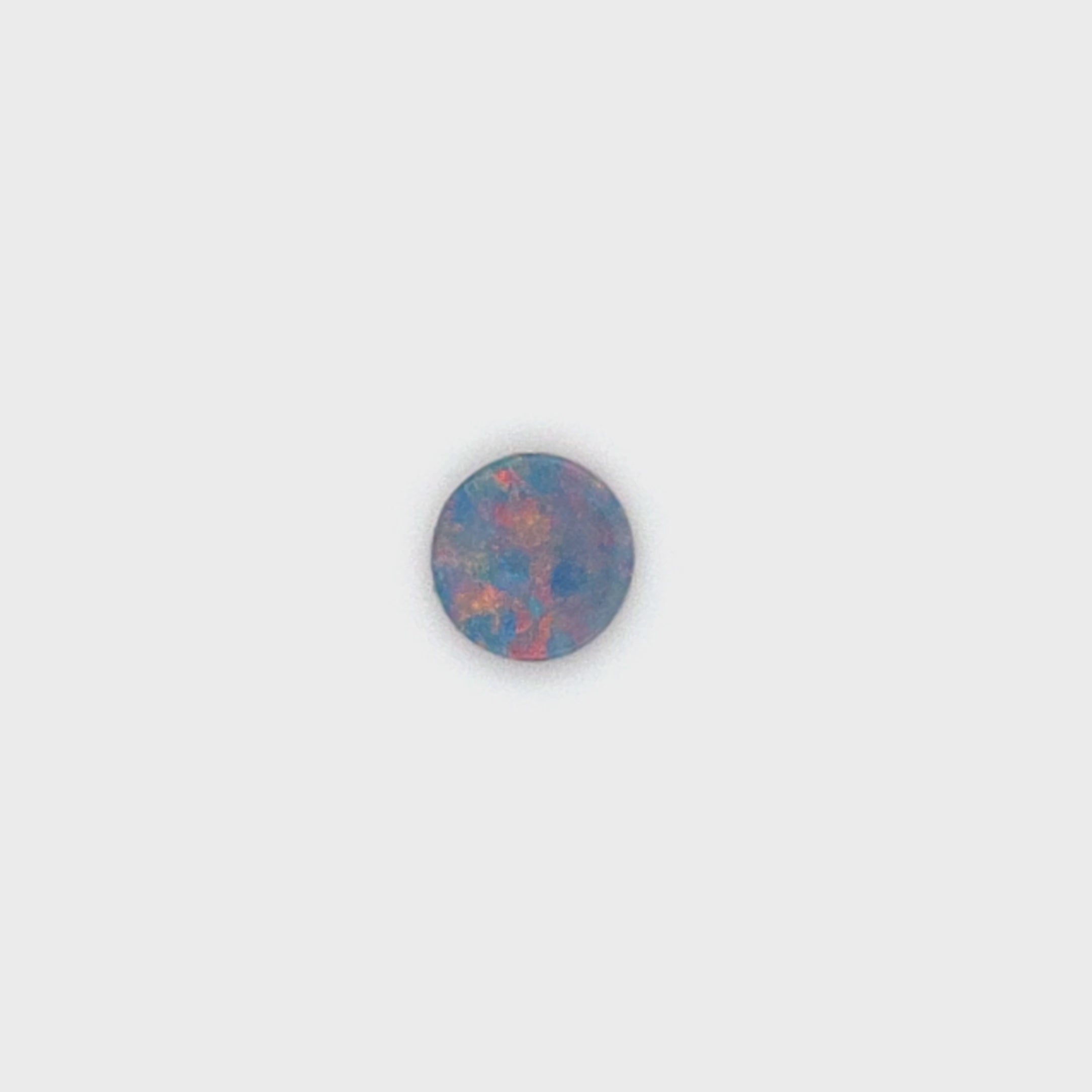 0.68ct Australian Opal Doublet Lightning Ridge