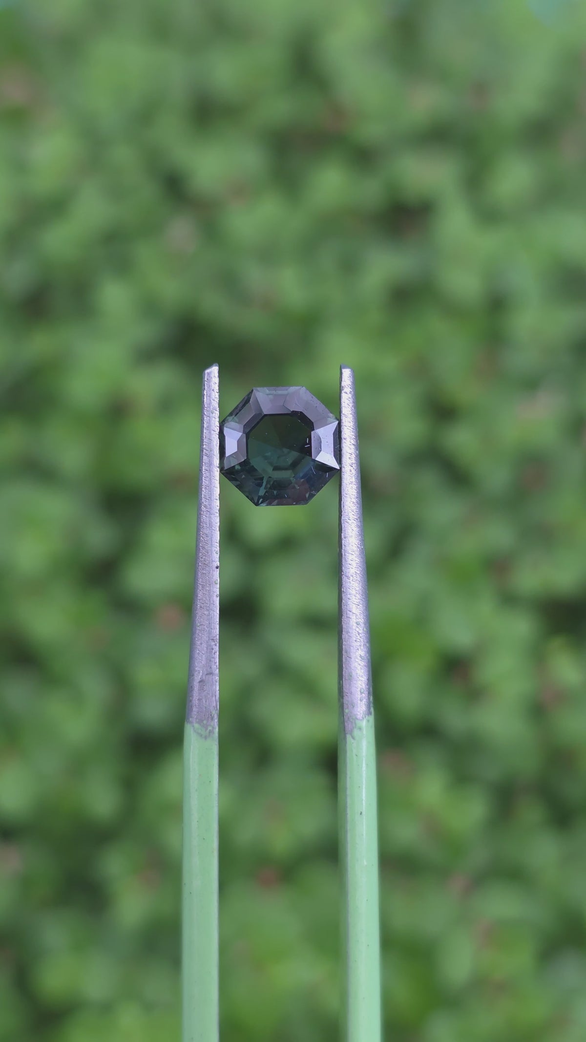 1.20 ct Australian Sapphire Green Octagonal Cut