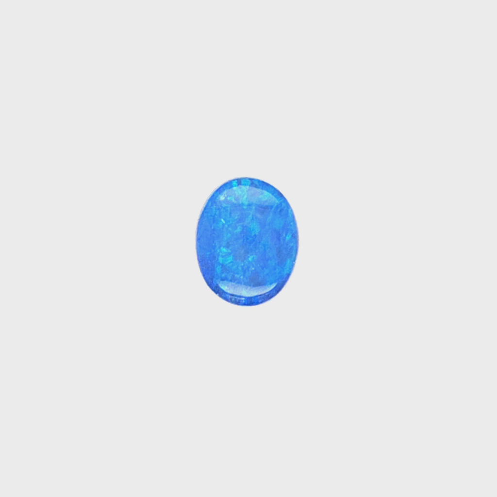 1.54ct Australian Opal Doublet Coober Pedy Oval Cut