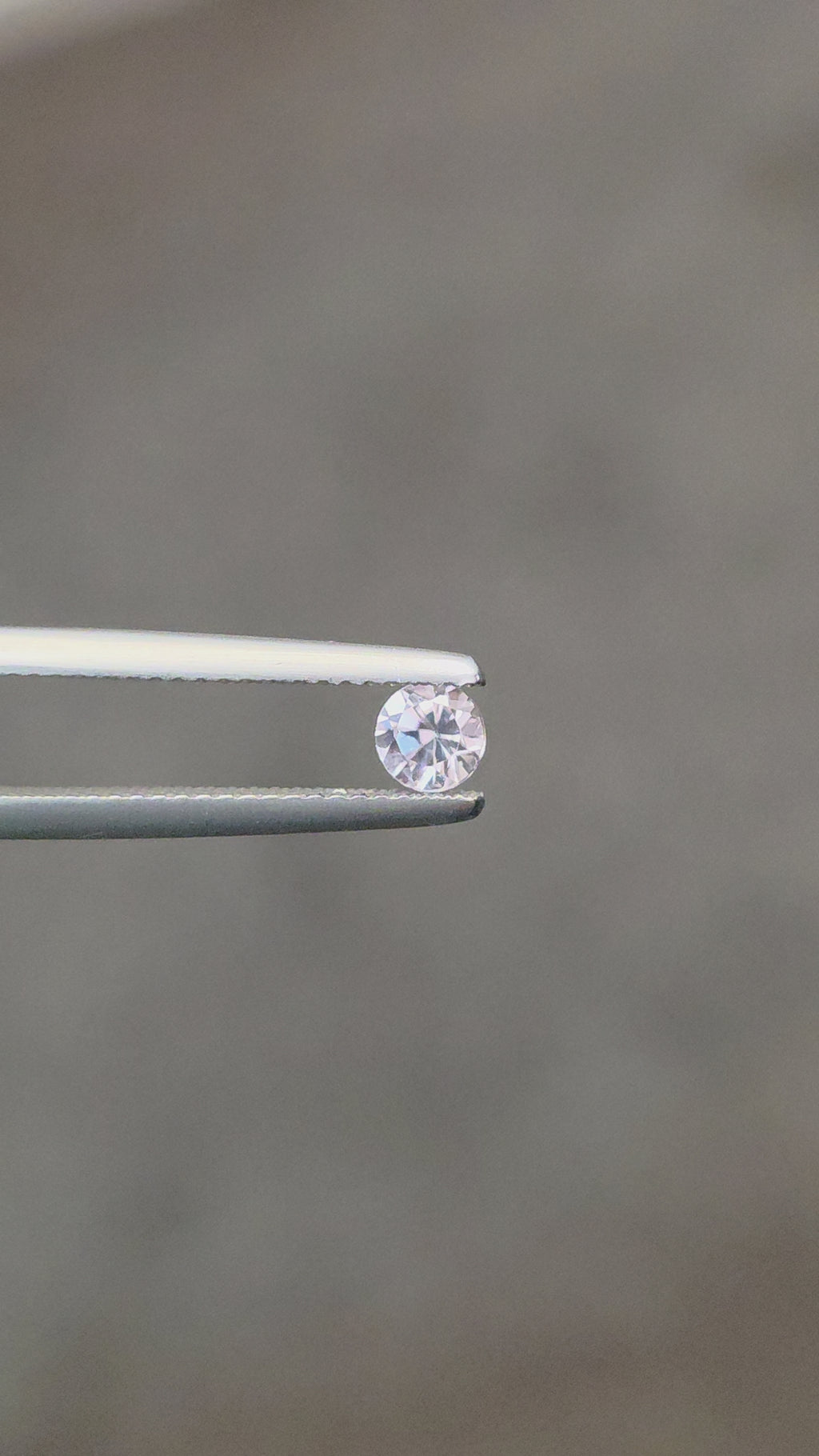 0.50 ct Australian Zircon Round Cut Light Pink