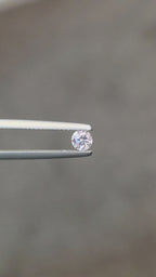 0.50 ct Australian Zircon Round Cut Light Pink