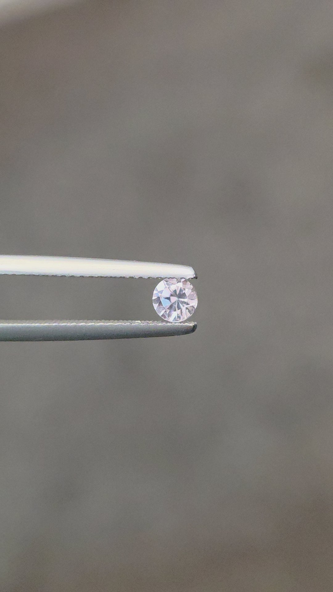 0.50 ct Australian Zircon Round Cut Light Pink