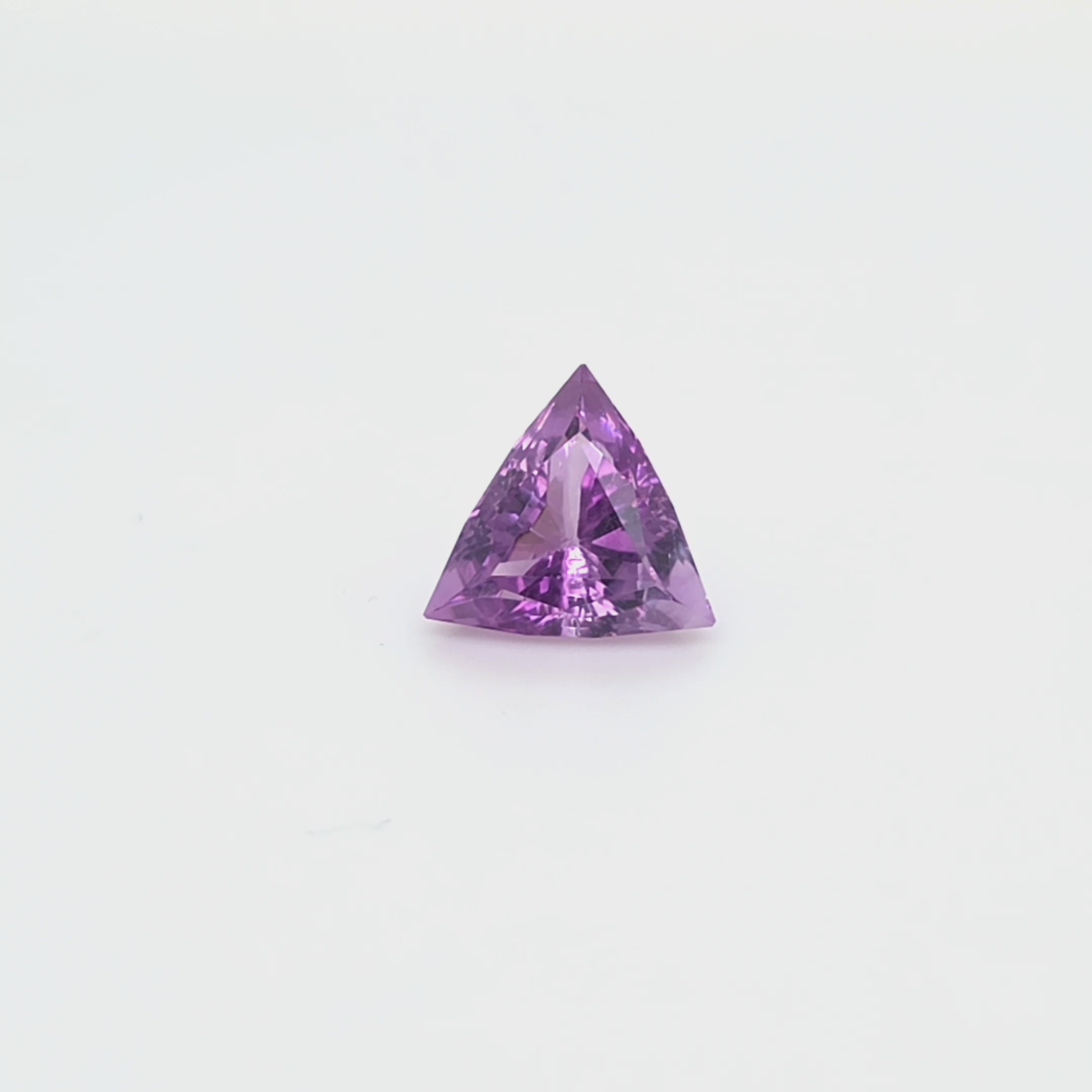 3.45ct Natural Amethyst Trilliant Cut