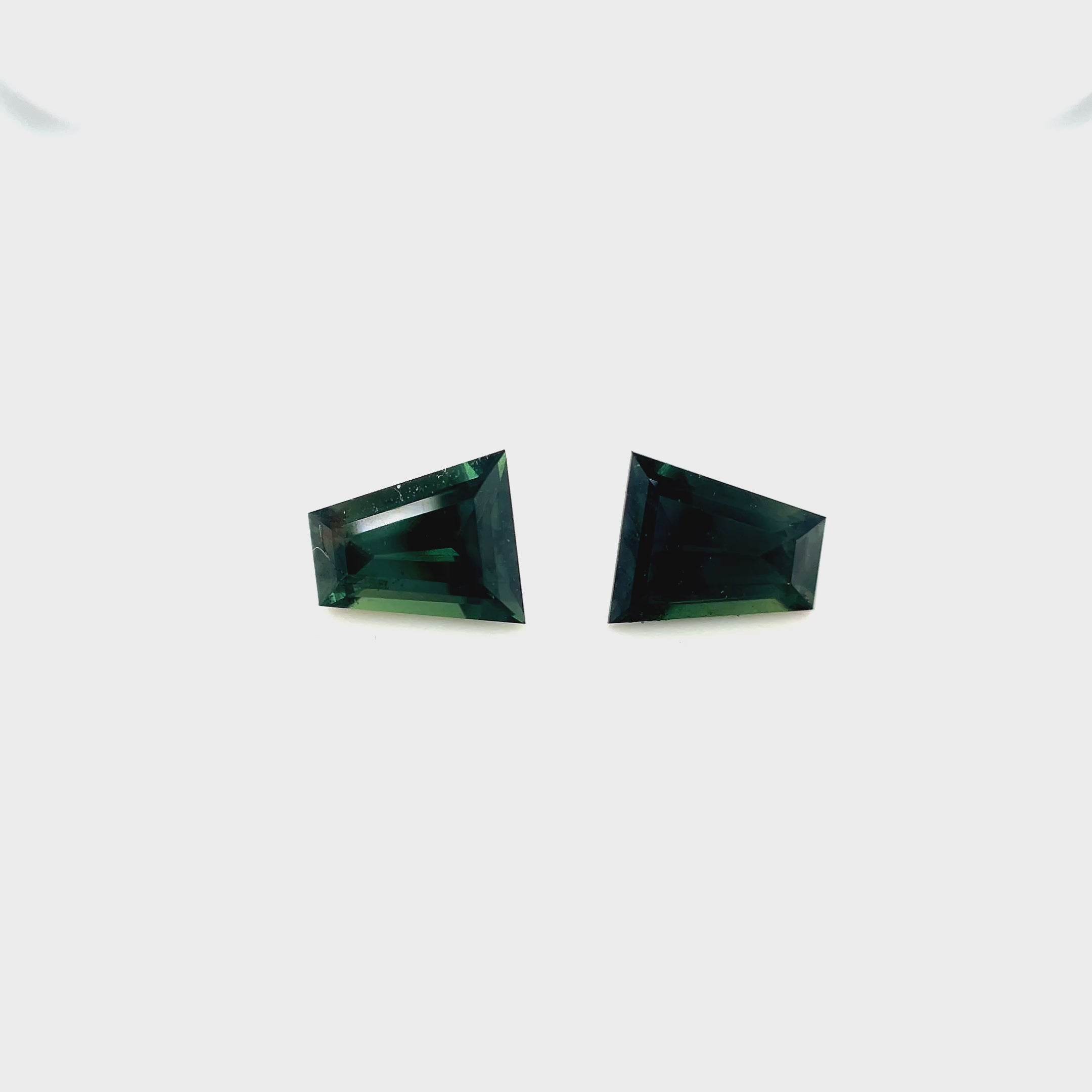 Australian Sapphire Tapered Baguette Pair – 1.25ct Total