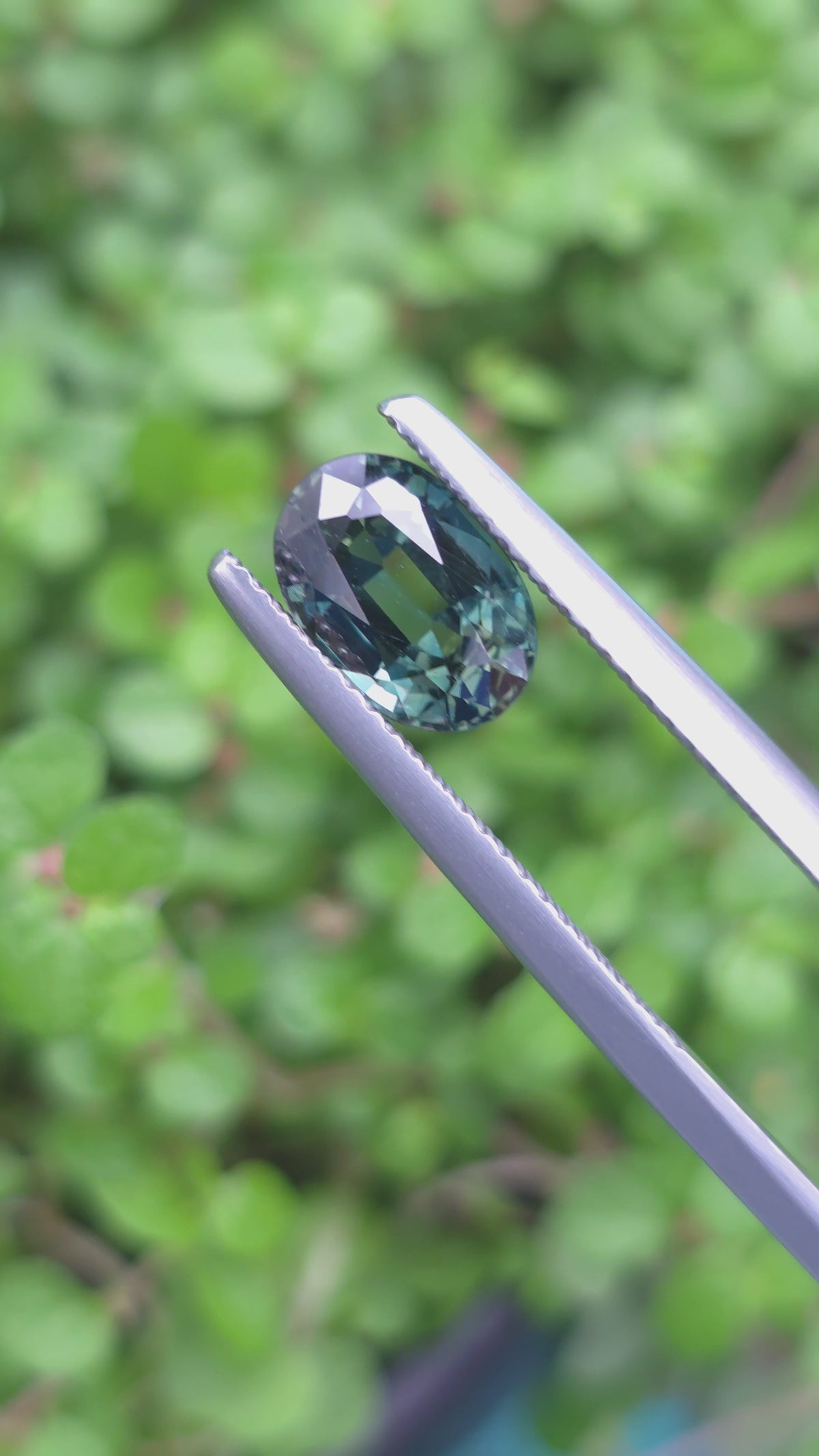 2.35ct Australian Green Sapphire Oval Cut