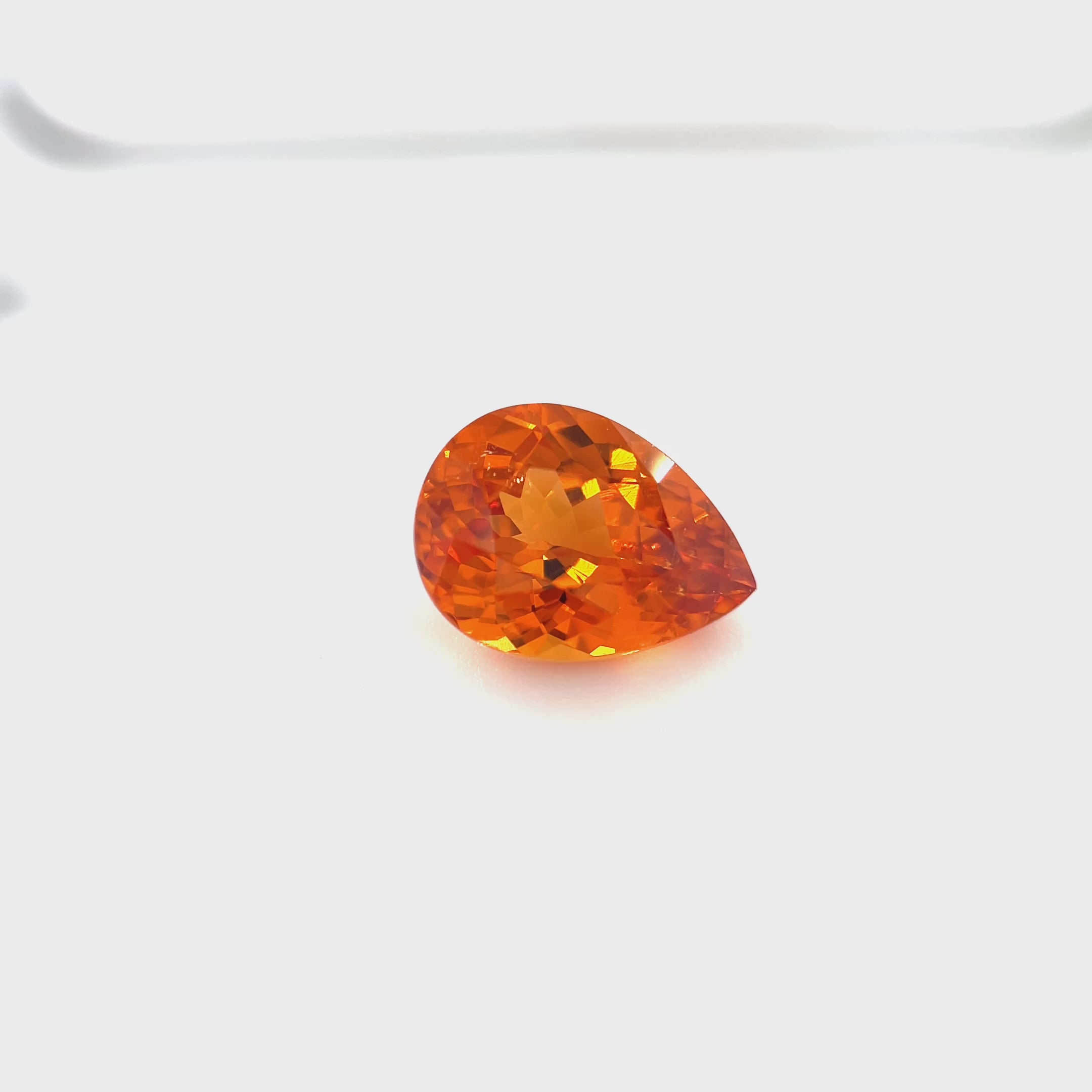 2.48ct Spessartite Garnet Pear Cut