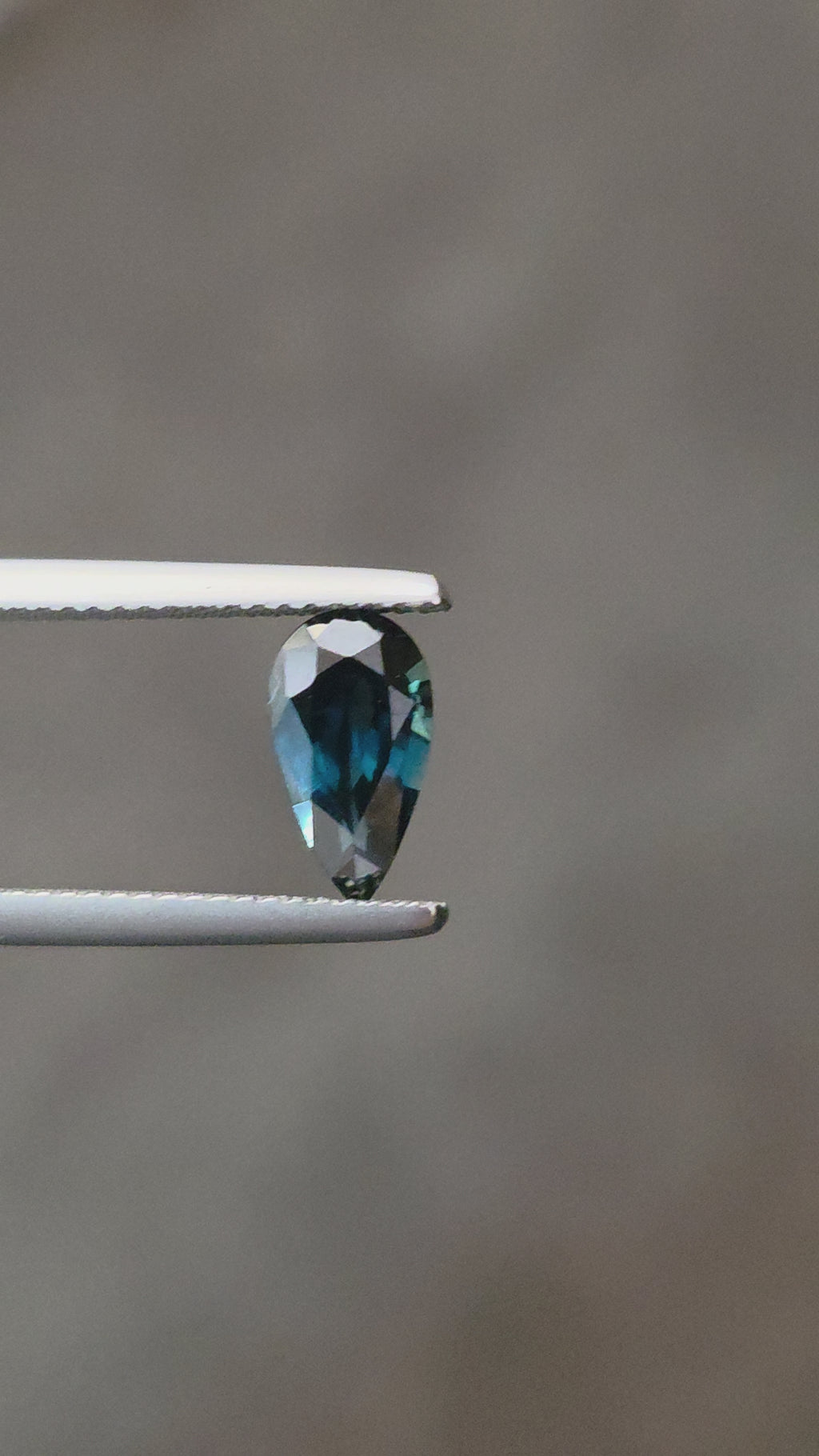 1.46ct Australian Sapphire Teal Pear Cut