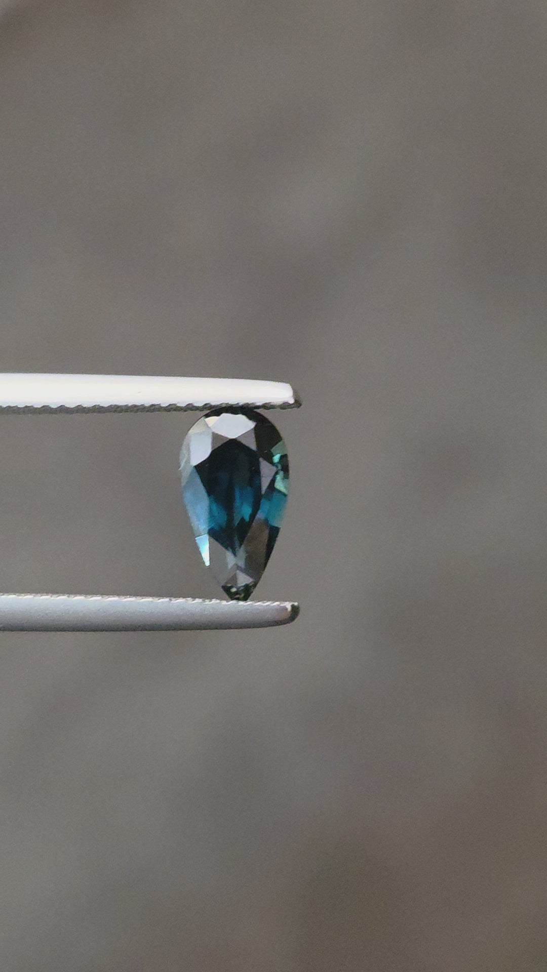 1.46ct Australian Sapphire Teal Pear Cut