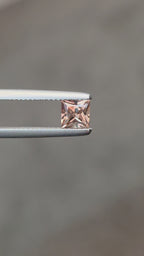 1.14 ct Australian Zircon Champagne Square Cut