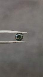 1.20 ct Australian Sapphire Green Octagonal Cut