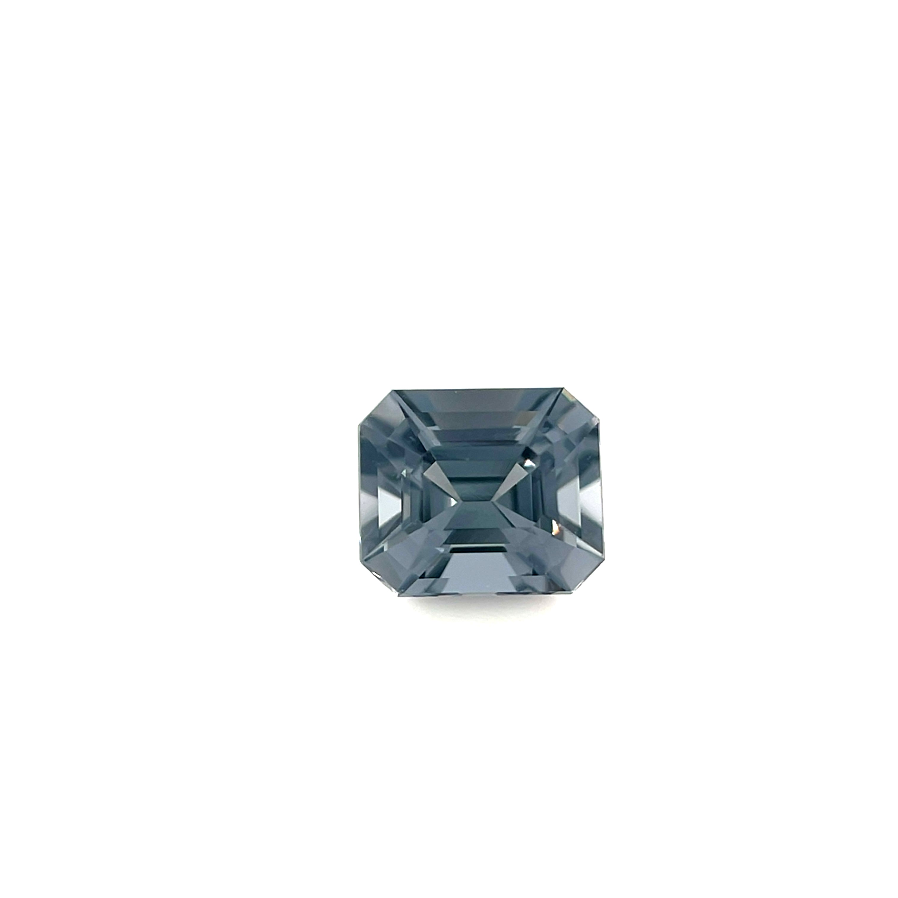 1.11ct Grey Spinel Emerald Cut